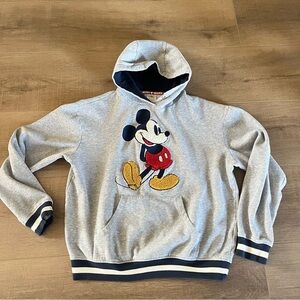 2022 Disney Parks Walt Disney World Mickey‎ Gray Sweatshirt Hoodie Adult Read